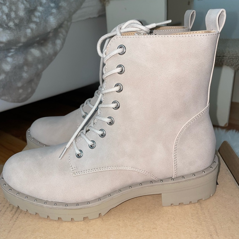 Dolce Vita Suede Combat Boots